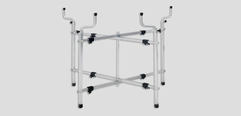 Aluminum hood and trunk rack 16 lbs., scissor fold up w/wheels – PDR ...