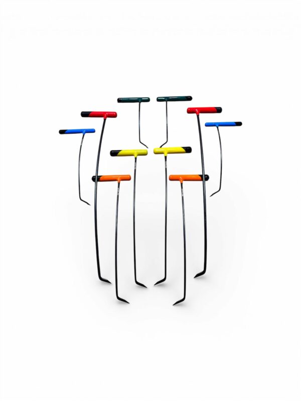 10-Piece Single Bend Curved PDR Rod Set (Sharp Tip) - 20–60cm
