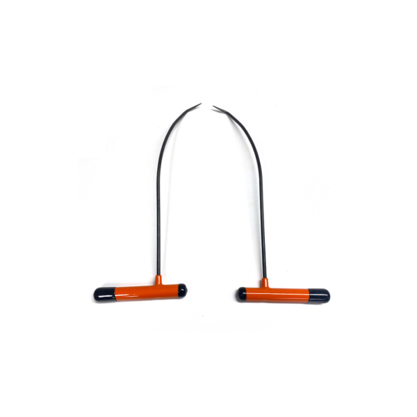 2-Piece Single Bend Curved PDR Rod Set - 35 cm (Sharp Tip)