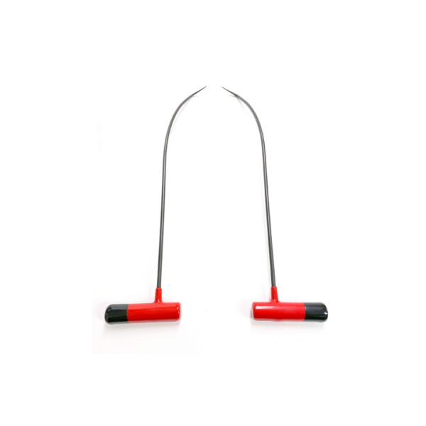 2-Piece Single Bend Curved PDR Rod Set - 55 cm (Sharp Tip)