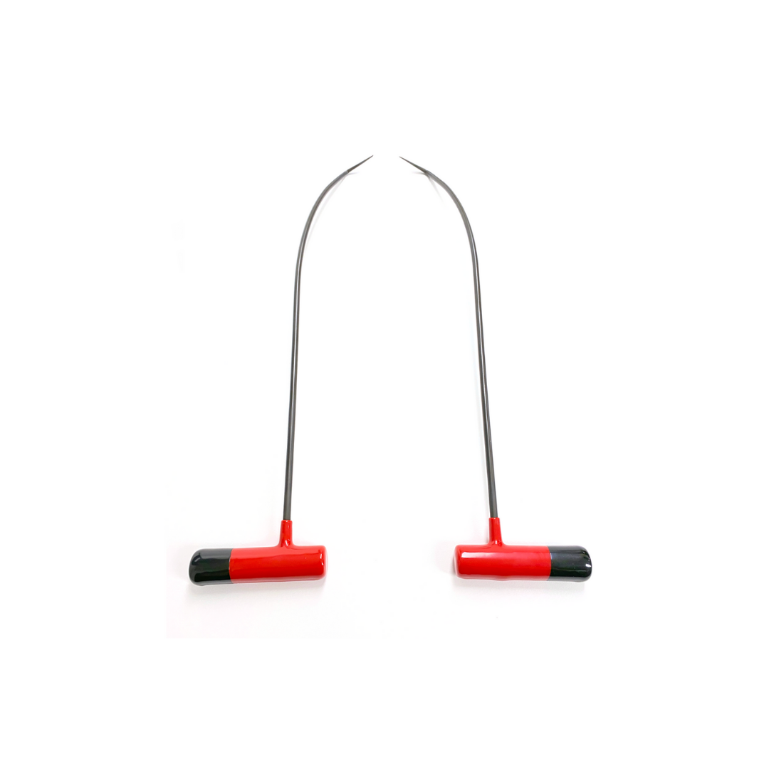 2-Piece Single Bend Curved PDR Rod Set - 55 cm (Sharp Tip)