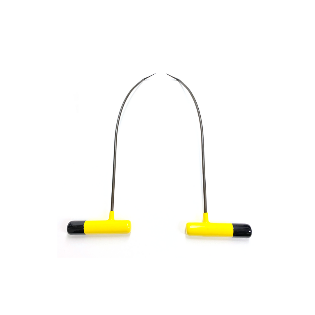 2-Piece Single Bend Curved PDR Rod Set - 45 cm (Sharp Tip)