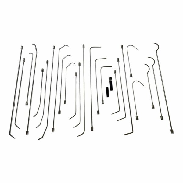 25-Pieces Rotatable and Tactical Handle Stainless Steel PDR Rod Set