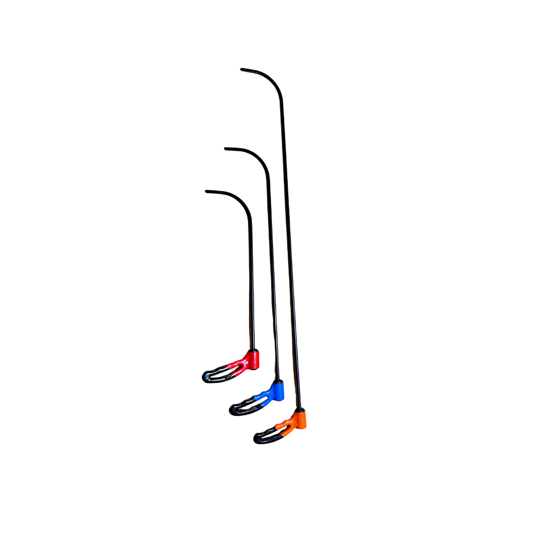 3-Piece Adjustable Handle Rod Set (Round Tip)