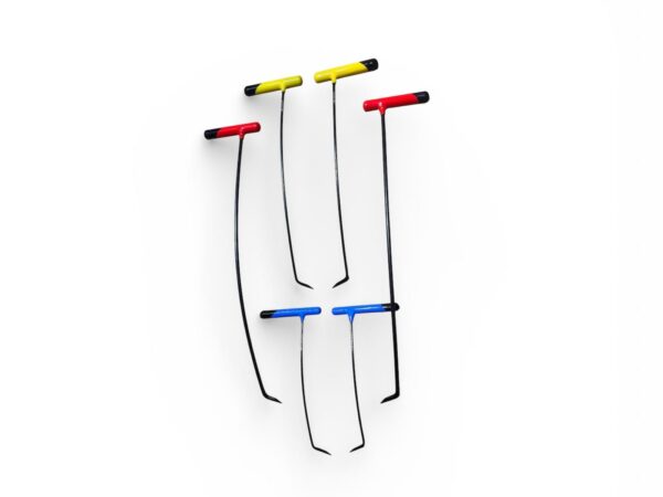 6-Piece Curved PDR Rod Set (Sharp Tip)