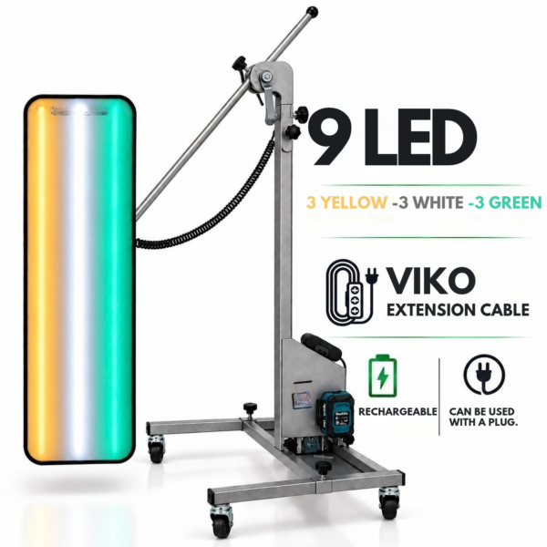 9 LED Professional PDR Dent Inspection Light with Mobile Stand