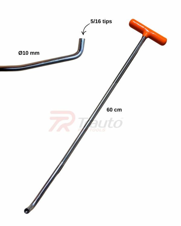 Double Bend PDR Rod 5/16 Thread Size (Interchangeable Tip)