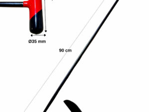 Double Bend PDR Rod - 90 cm / 12 mm (Sharp Tip)